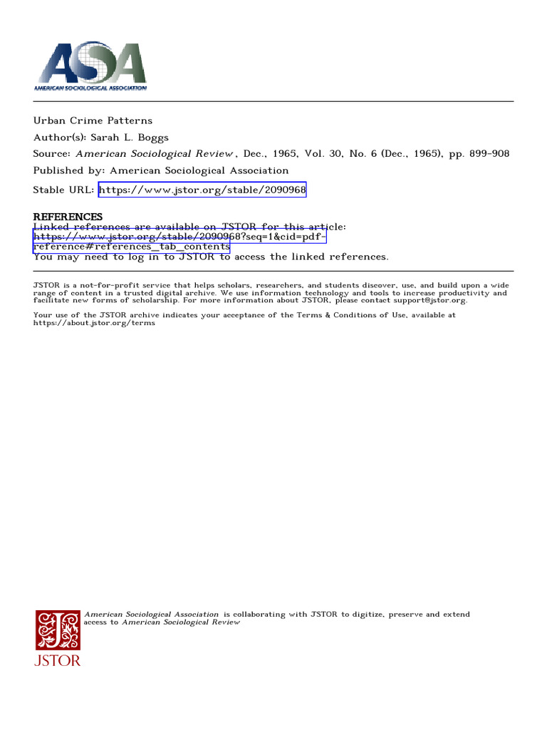 Urban Crime Patterns Analysis | PDF | Crimes | Crime & Violence