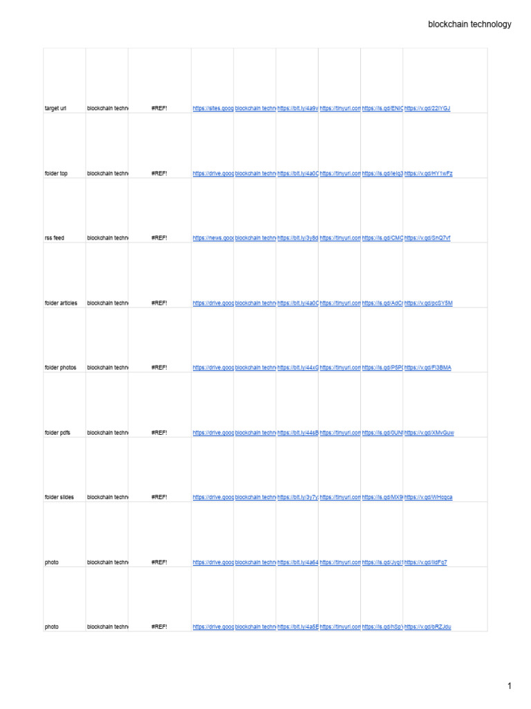 Blockchain Technology Resources Links Pdf World Wide Web Internet