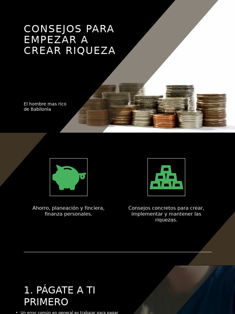 Consejos para Crear Riqueza Efectiva | PDF | Ahorro | Dinero