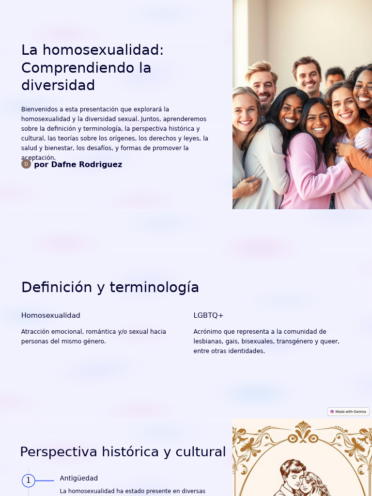 La Homosexualidad Comprendiendo La Diversidad | PDF | Homosexualidad ...