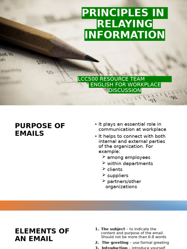 Week 5_Principles in Relaying Information (2) | PDF | Communication ...