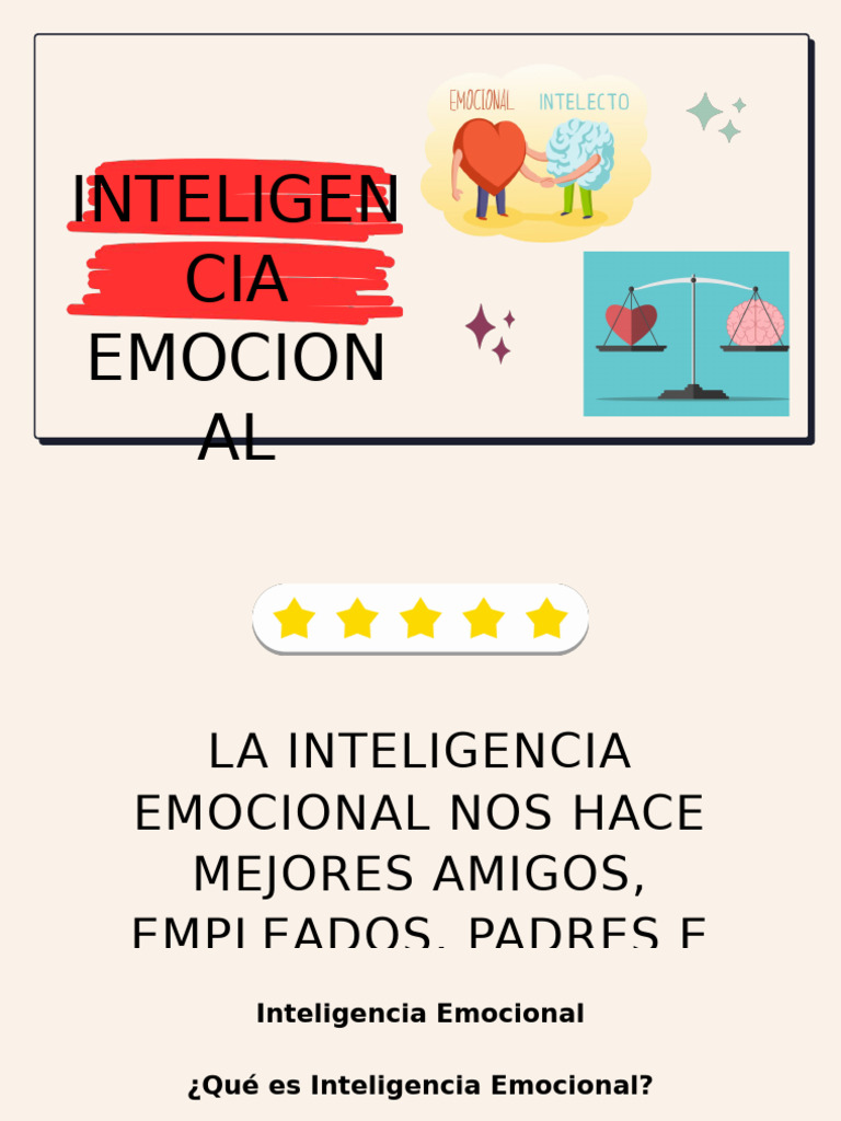 Inteligencia Emocional | PDF | Las emociones | Inteligencia emocional