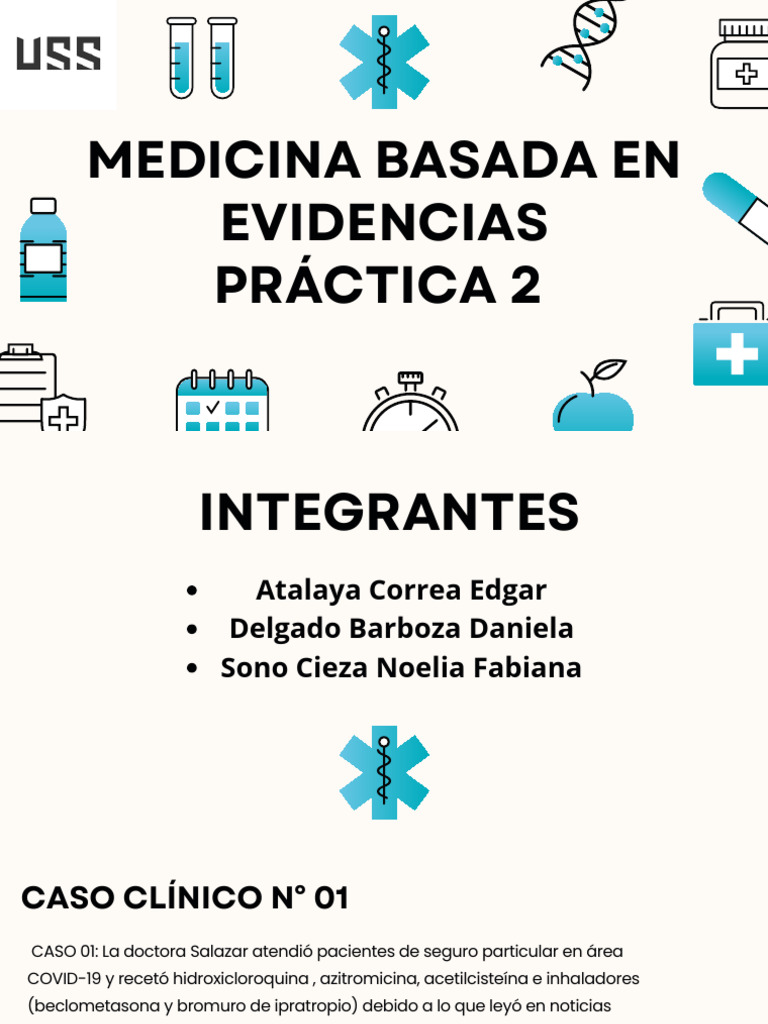MBE - Práctica 02 | PDF | Evidencia basada en medicina | Ciencias de la ...