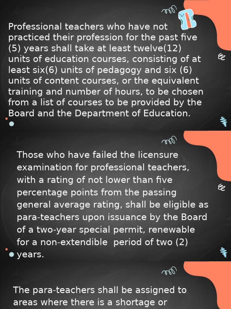 Teacher Permit Requirements and Updates | PDF