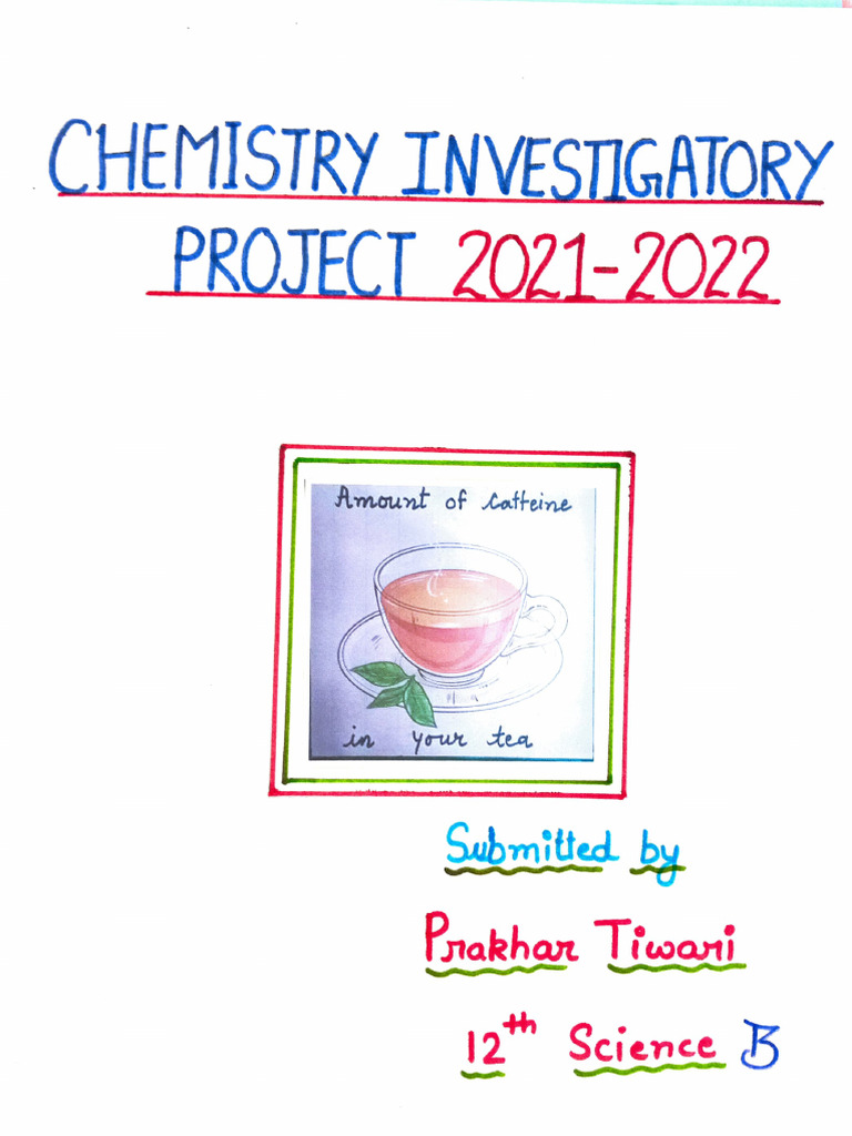 Amount of Caffeine in Your Tea | PDF | Clinical Medicine | Physiology