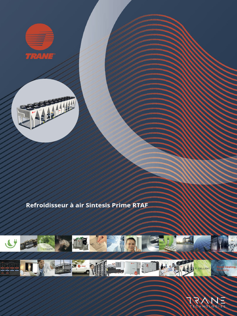 Refroidisseur RTAF Trane | PDF | Chaleur | Conservation de l'énergie