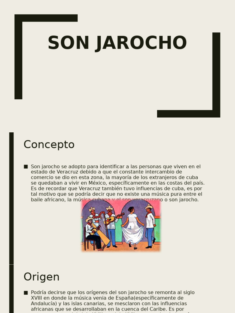 Qué es el son jarocho: origen y características | PDF