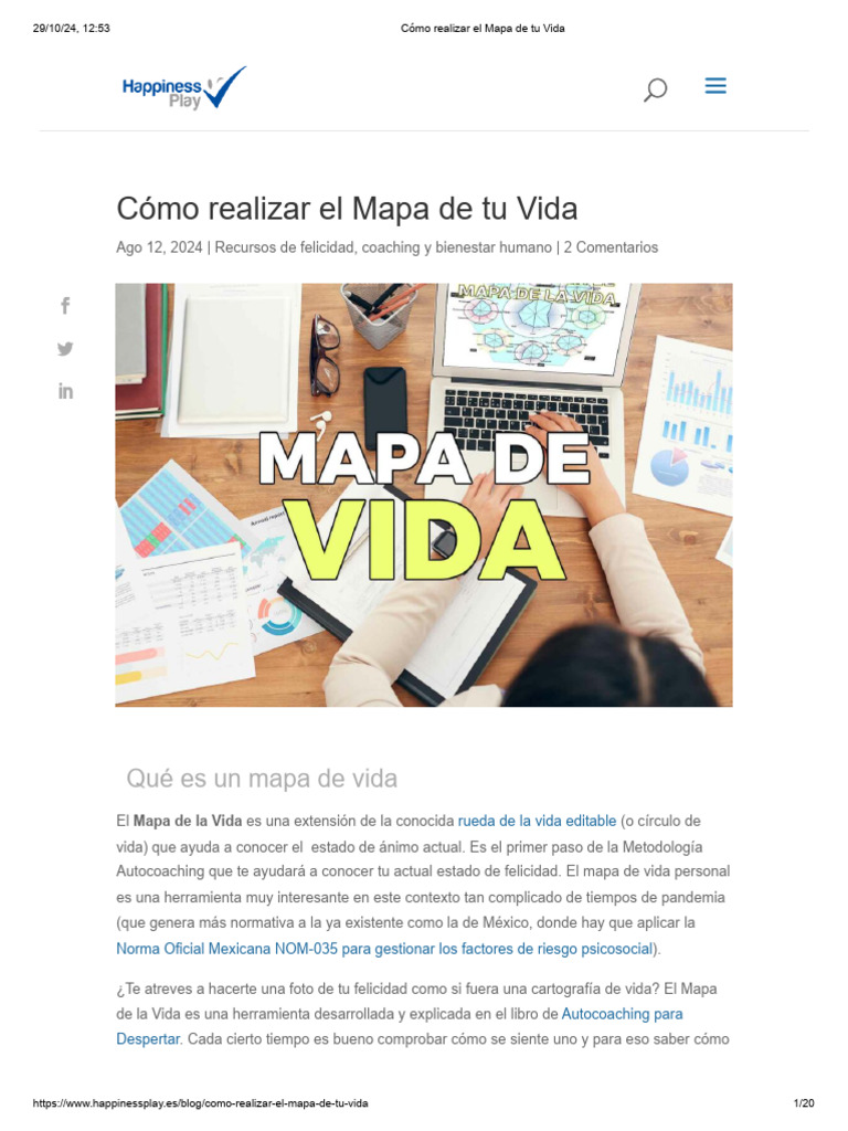 Cómo Hacer un Mapa de Vida | PDF | Amor | Autoestima