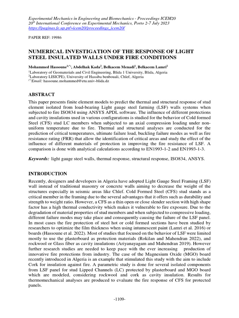 Numerical Investigation of The Response of Light | PDF | Thermal ...