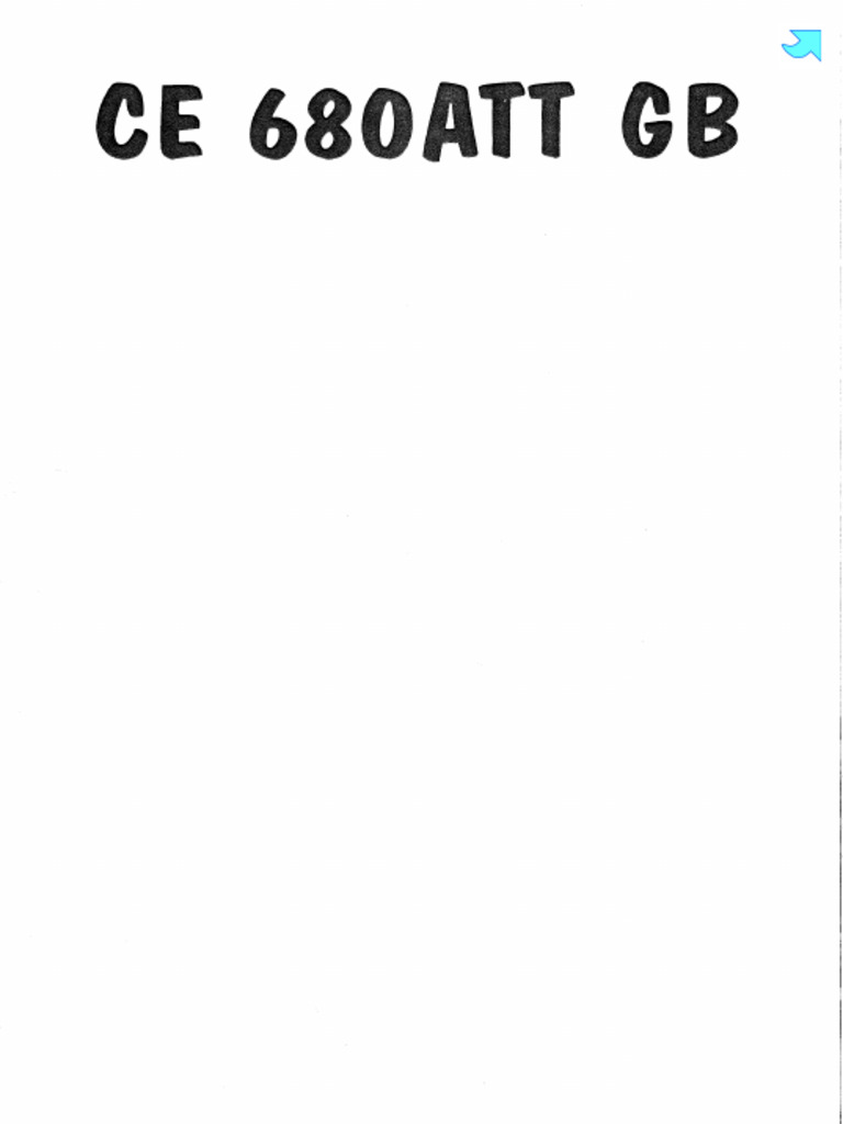 680 Att GB Ce (g2044085) TP - Operator Manual - EN | PDF