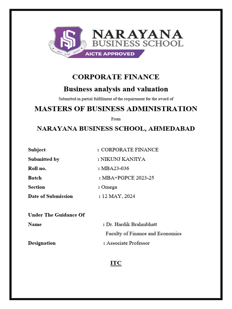 Corporate Finanace Cec 3 | PDF | Cost Of Capital | Equity (Finance)