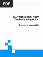 Download ZXC10 BSSB RSSI Alarm Troubleshooting Guide_R11 by netkom SN79978108 doc pdf