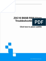 ZXC10 BSSB RSSI Alarm Troubleshooting Guide - R1.1