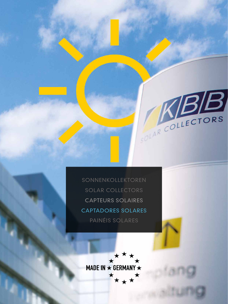 KBB Kollekktorbau : Capteurs Solaires Innovants | PDF | Soudage ...
