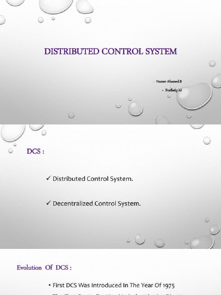 Dcs Distributed Control System 231099070 | PDF
