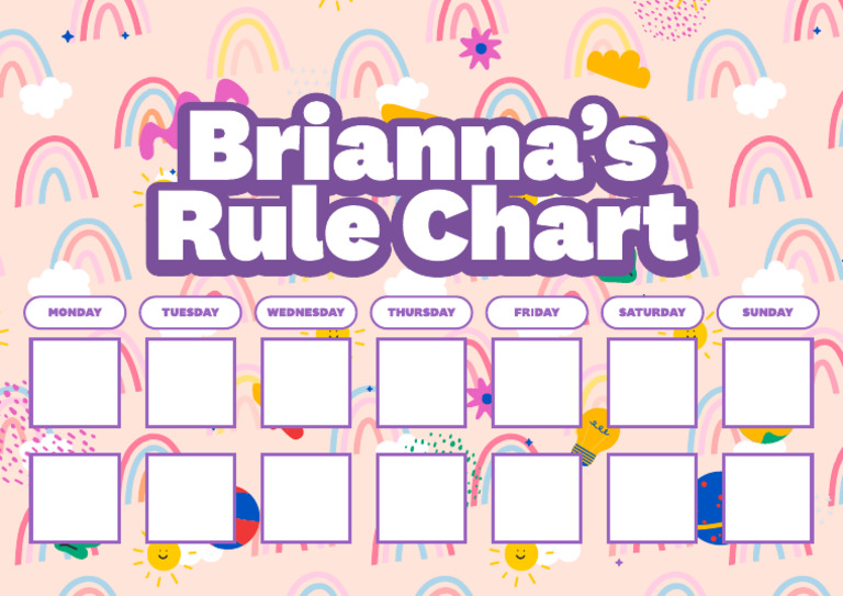 Brianna's Rule Chart | PDF