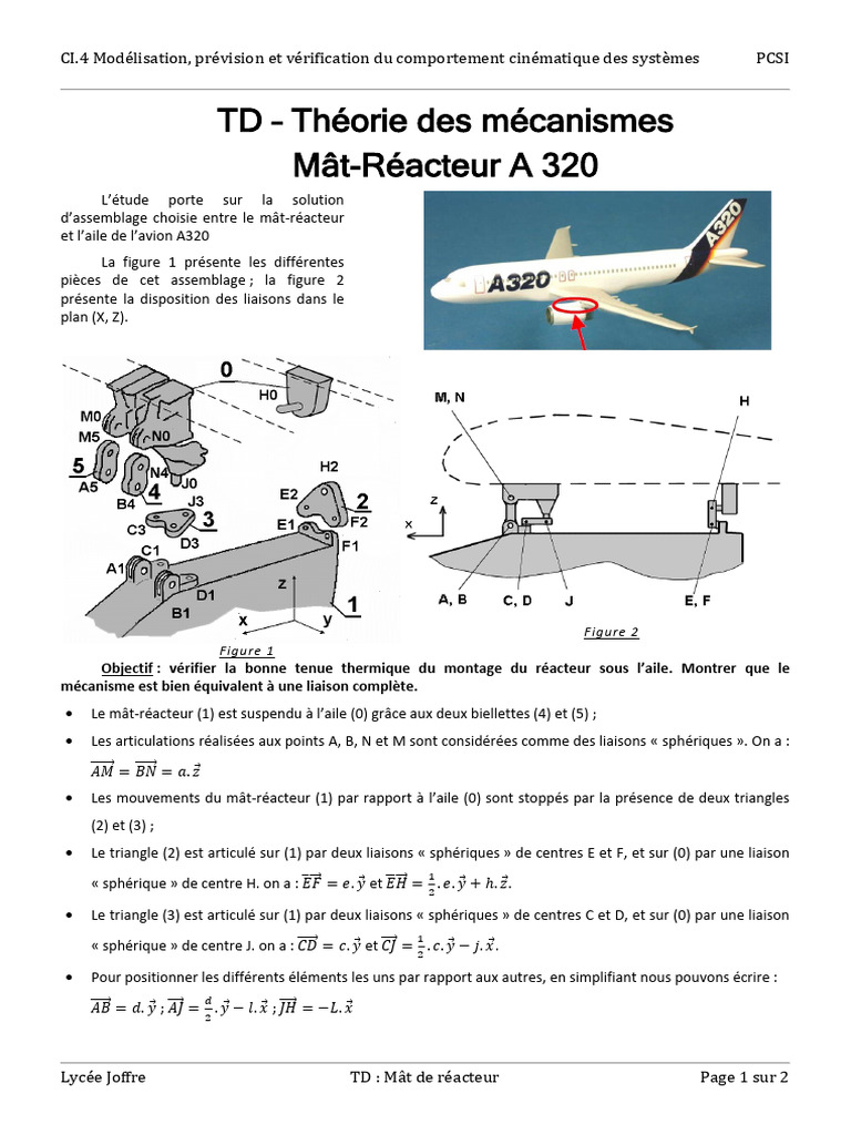 Assemblage Mât-Réacteur A320 | PDF