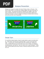 stages-of-relapse-worksheet | PDF