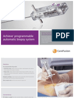 Achieve Programmable Automatic Biopsy System: Spring-Loaded Action For Fast, Accurate Penetration