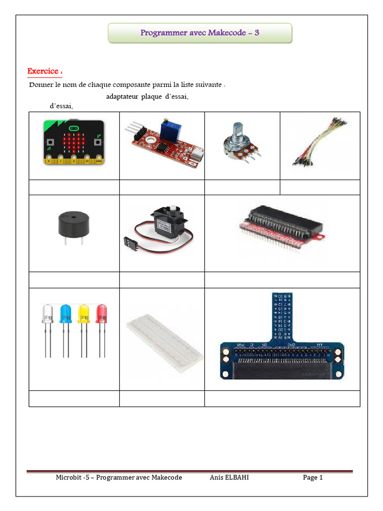 Programmer le Microbit avec Makecode | PDF