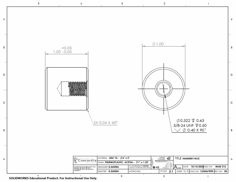 Technical Drawing Specifications Guide | PDF