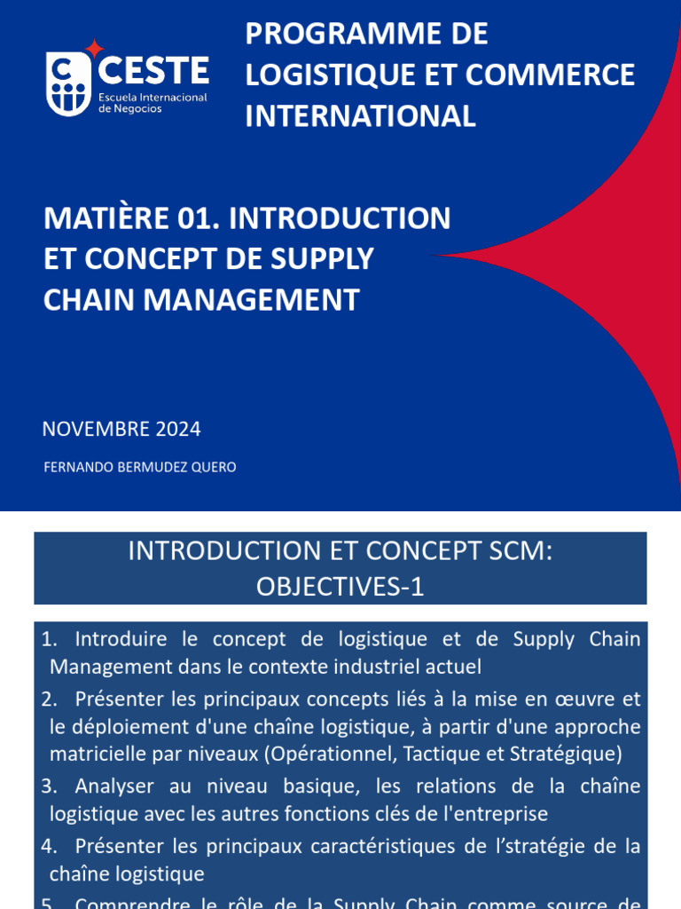 Logistique et Supply Chain Management | PDF | Logistique | Gestion de ...
