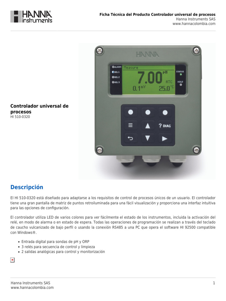 Hi 520-0320 | PDF | Controlador lógico programable | Relé