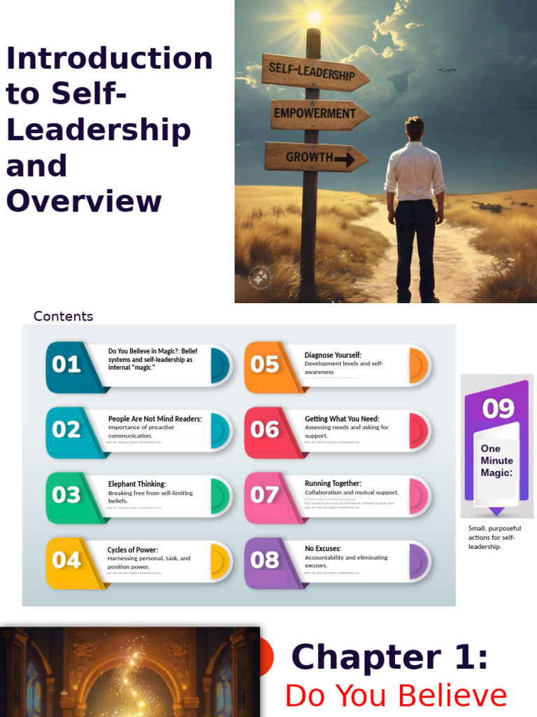 Introduction To Self-Leadership and Overview - Summary | PDF ...