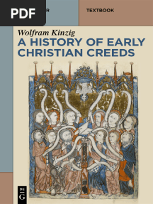 A History of Early Christian Creeds (Wolfram Kinzig)