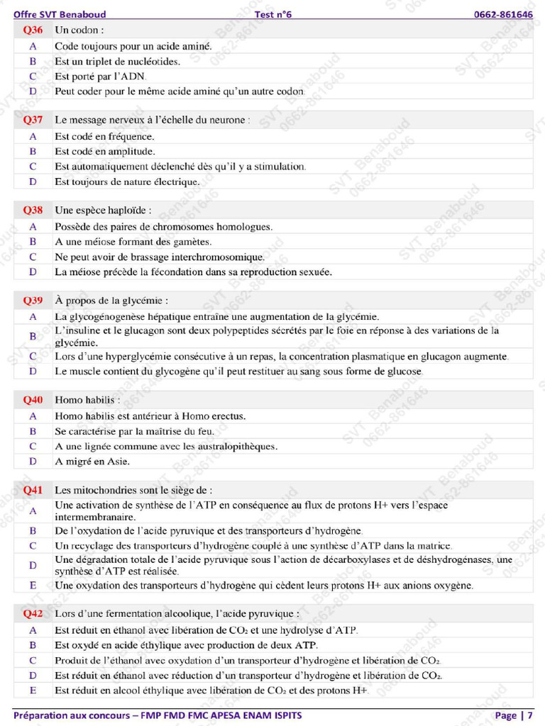 Test 6 svt-7 | PDF