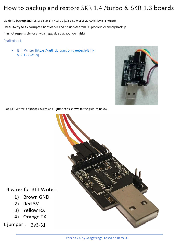 Guide UART Flash SKR V1.3 or SKR V1.4 or SKR V1.4 TURBO Using Windows ...