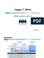 Chapter 7: Ripv2: Ccna Exploration Version 4.0 Ccna Exploration Version 4.0