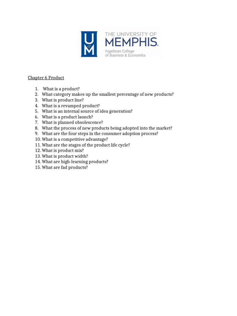 Chapter 6 Study Guide | PDF