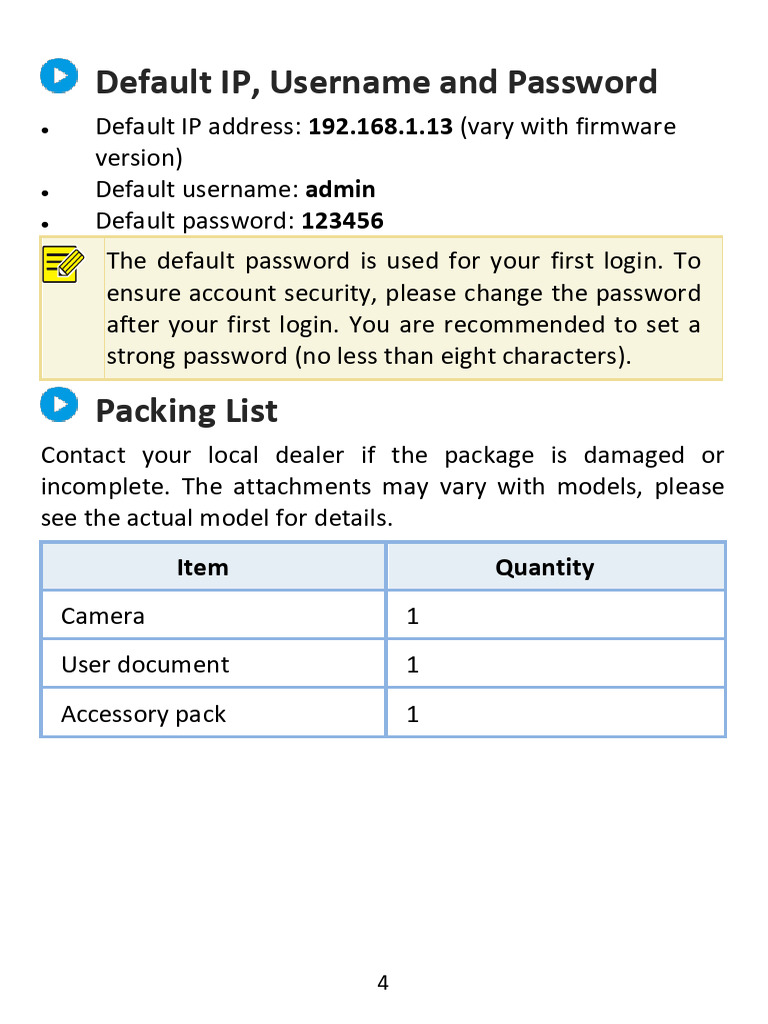 Network Bullet Cameras 5 | PDF