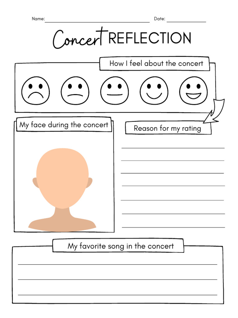 Pastel Greyscale Daily Reflection Worksheet | PDF