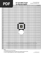 Red Dot Target 25 Yards