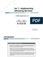 CCNA Exp4 - Chapter07 - IP Addressing Service