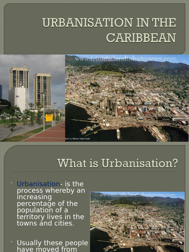 Urbanization Trends in the Caribbean | PDF | Urbanization | Urban Sprawl