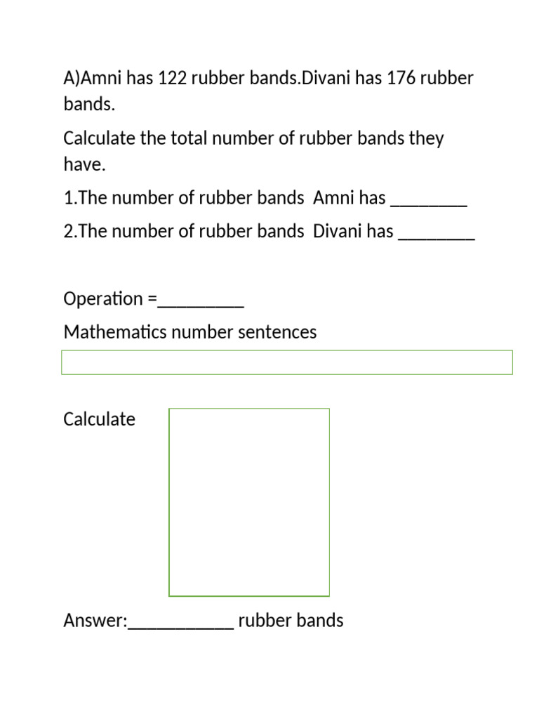 Math Problems for Kids | PDF
