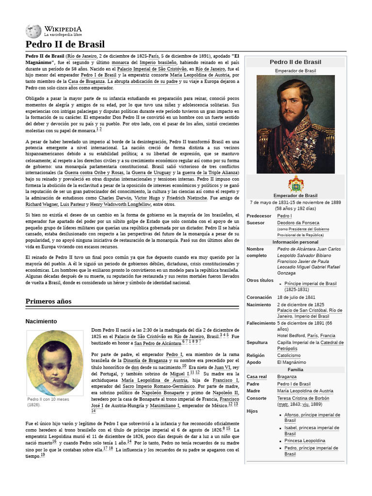 Pedro II de Brasil | PDF