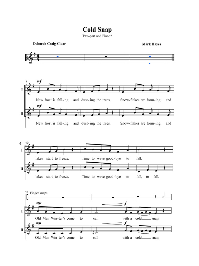 Cold Snap - 3 | PDF