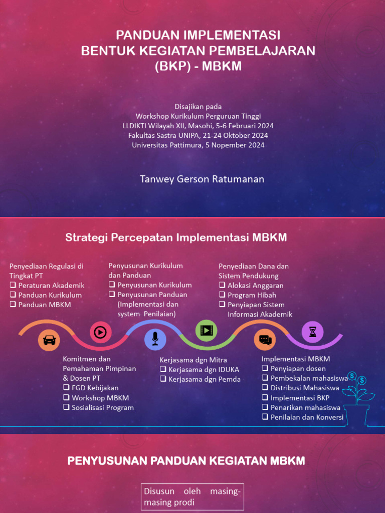Panduan Implementasi BKP-MBKM 2024 | PDF