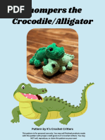 ChomperstheCrocodile | PDF | Crochet | Weaving