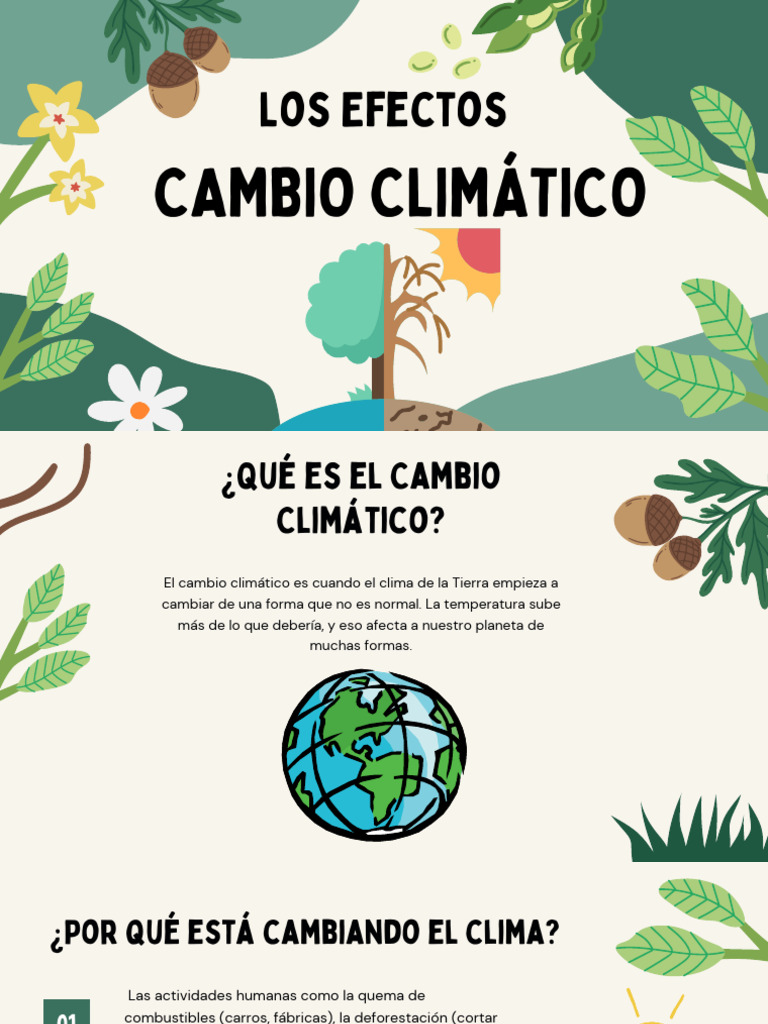 Efectos Del Cambio Climático | PDF