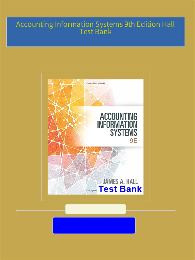 Complete answer guide for accounting information systems 9th edition