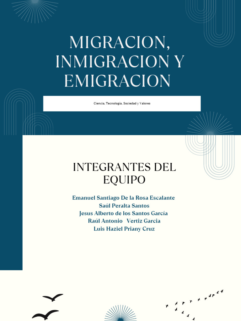 Efectos y Tipos de Migración Global | PDF | Migración humana | Economias