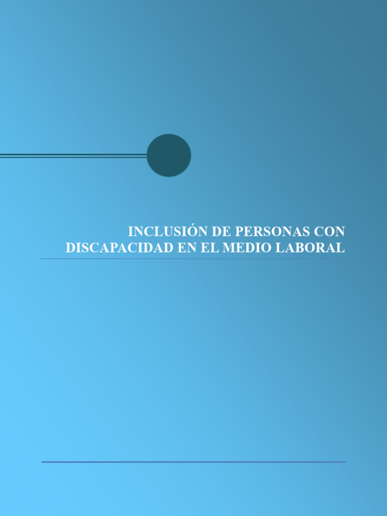 Inclusion de Personas Con Discapacidad e | PDF | Invalidez | Pobreza