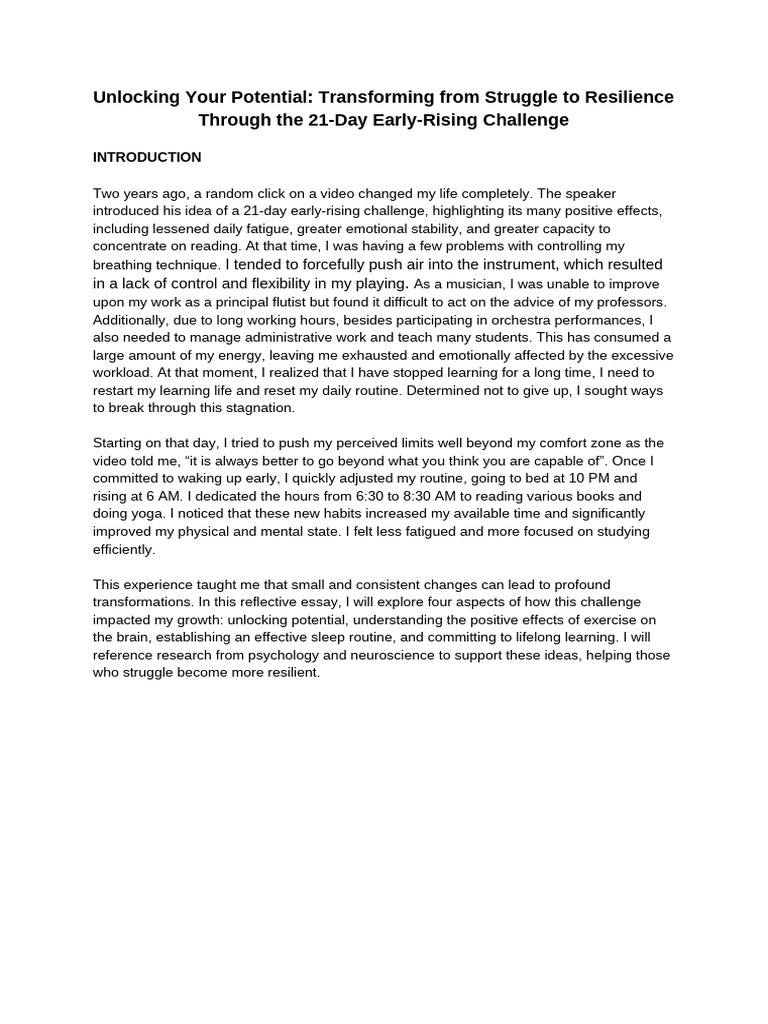 Unlocking Your Potentialintroduction PDF(00)