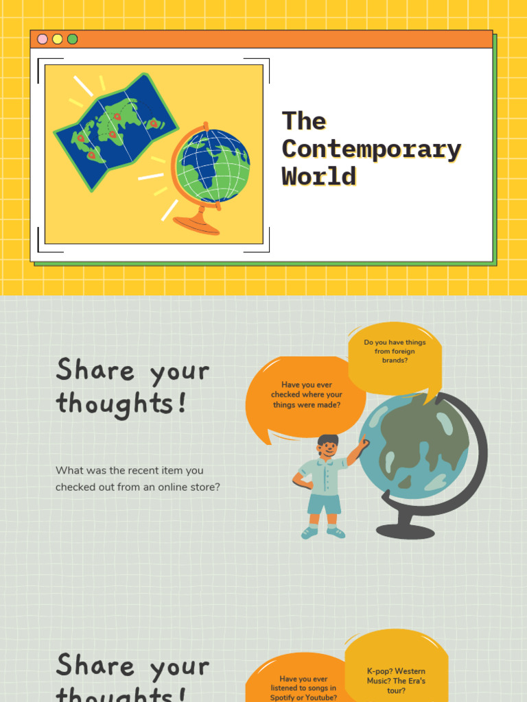 Module 1 Contemporary World Globalization Pdf Globalization