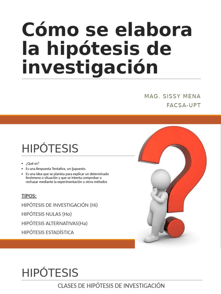 Cómo Se Elabora La Hipótesis de Investigación | PDF | Hipótesis
